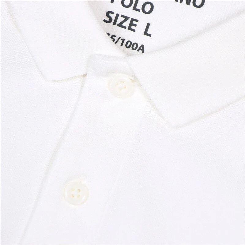 Men's Short Sleeve Slim Solid Polo - Image 5