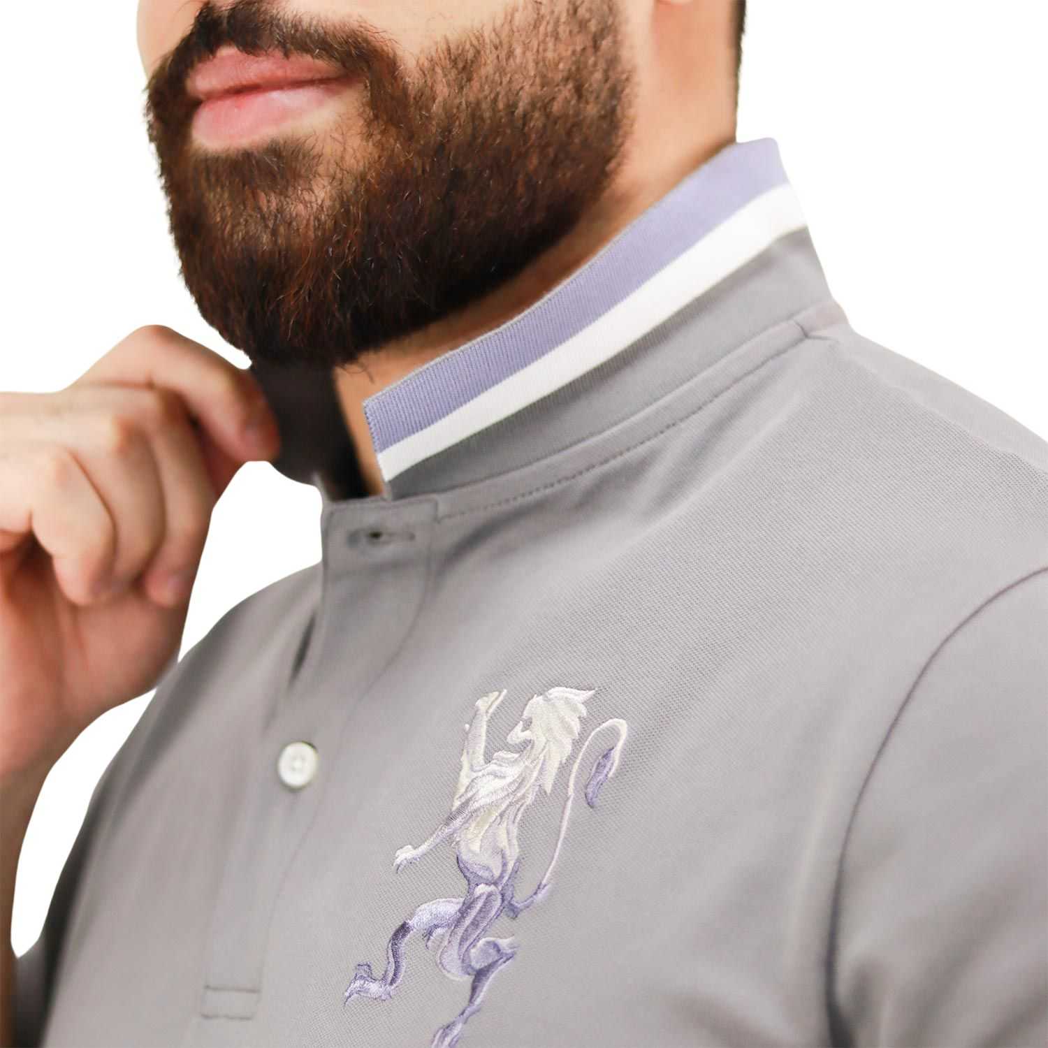 Men's Lion Polo - Image 3