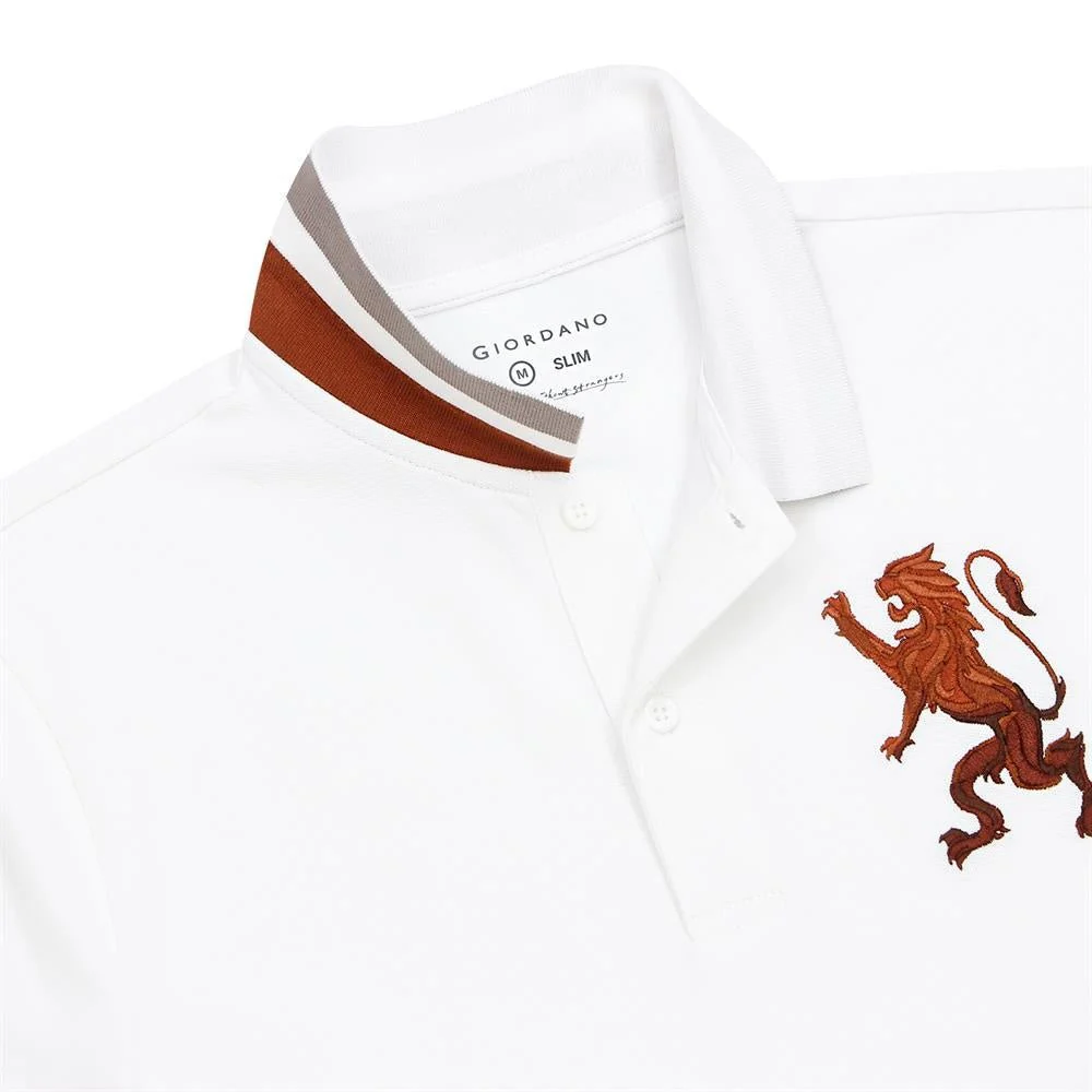 Men's Lion Polo - Image 4