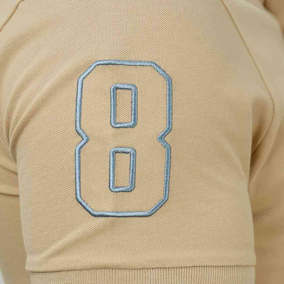 Men's Slim Fit Cotton Short Sleeve Napoleon Polo - Image 4