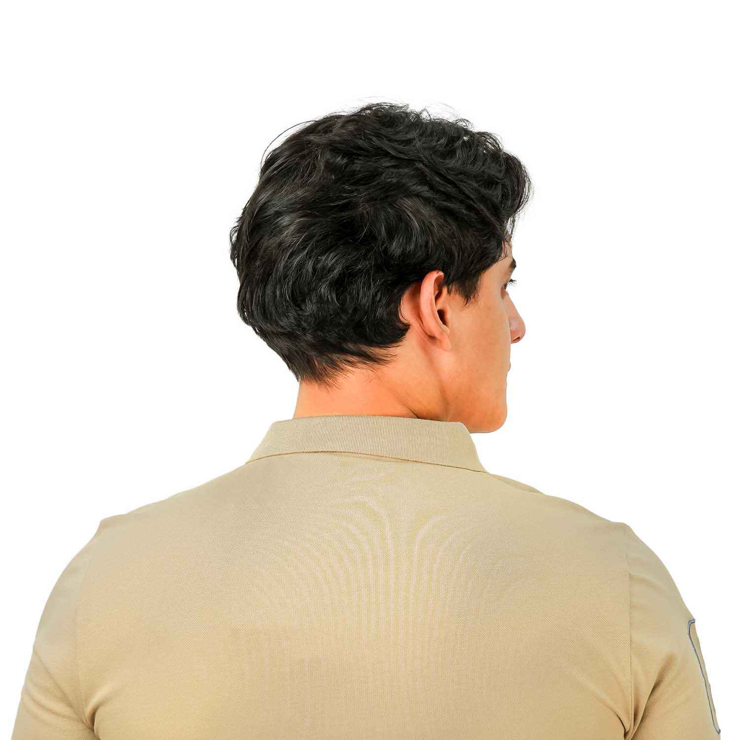 Men's Slim Fit Cotton Short Sleeve Napoleon Polo - Image 5