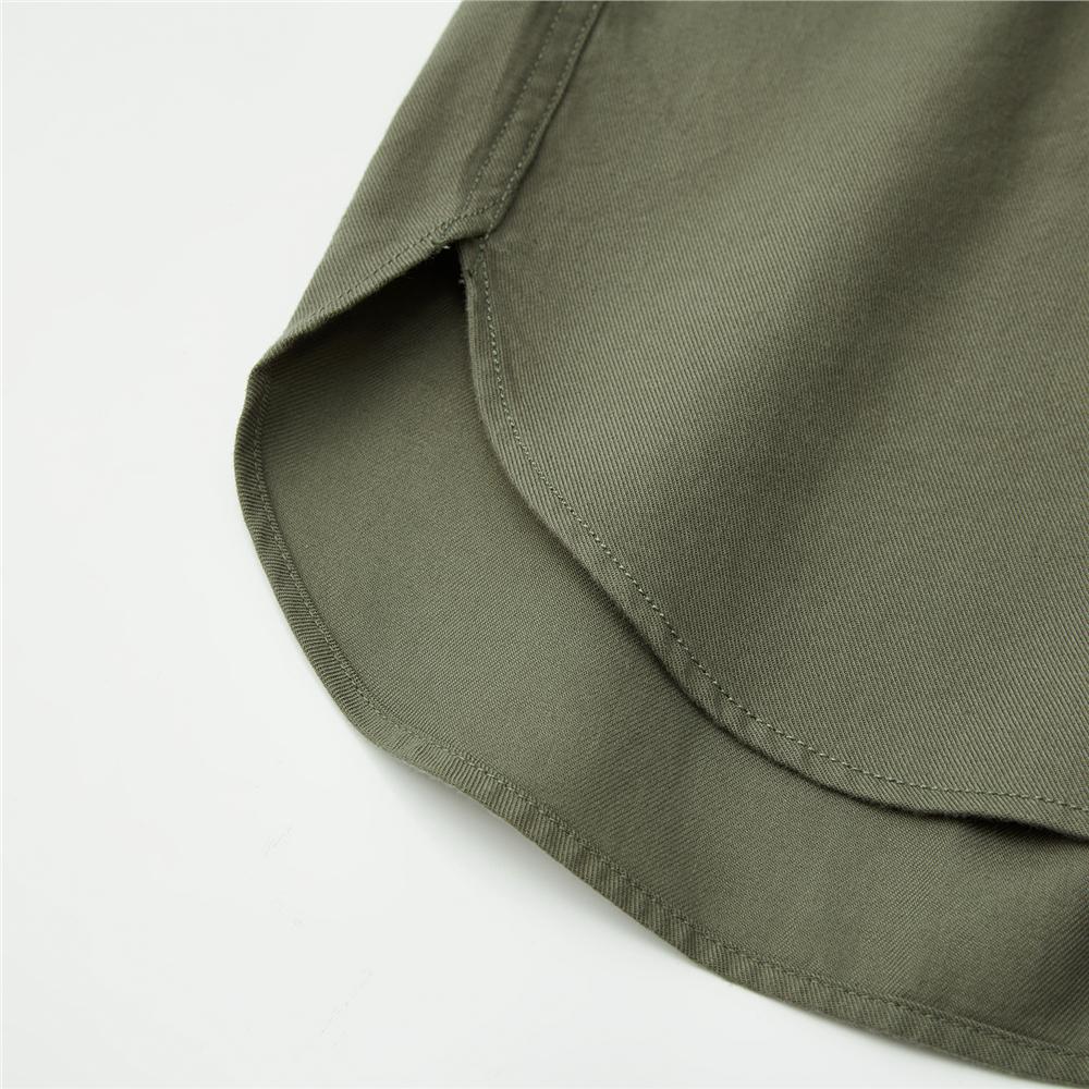 Men's Relaxed Fit Cotton Twill Long Sleeve Shirt - Image 7