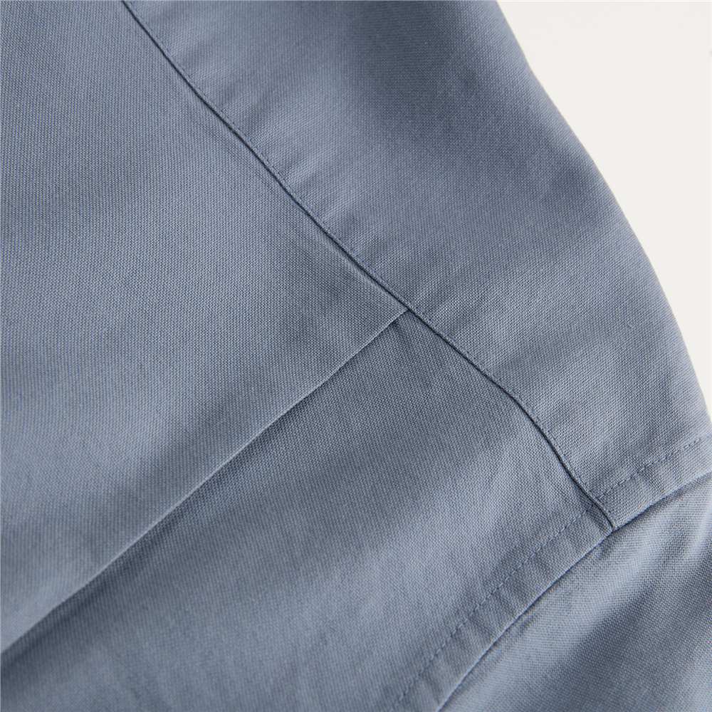 Men's Relaxed Fit Lyocell-Cotton Embroidered Shirt - Image 5