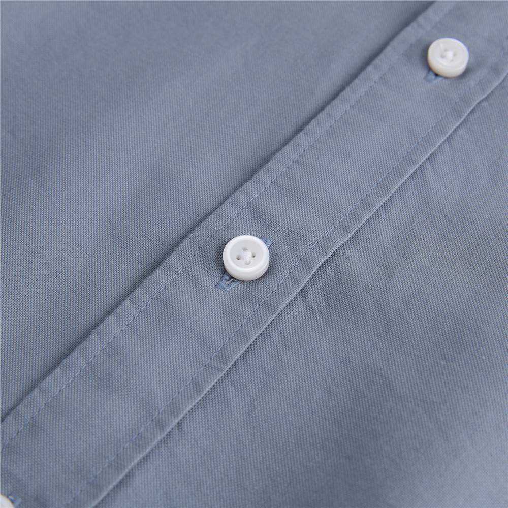 Men's Relaxed Fit Lyocell-Cotton Embroidered Shirt - Image 6