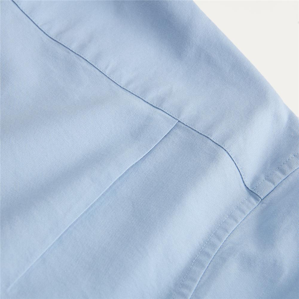 Men's Relaxed Fit Lyocell-Cotton Embroidered Shirt - Image 6