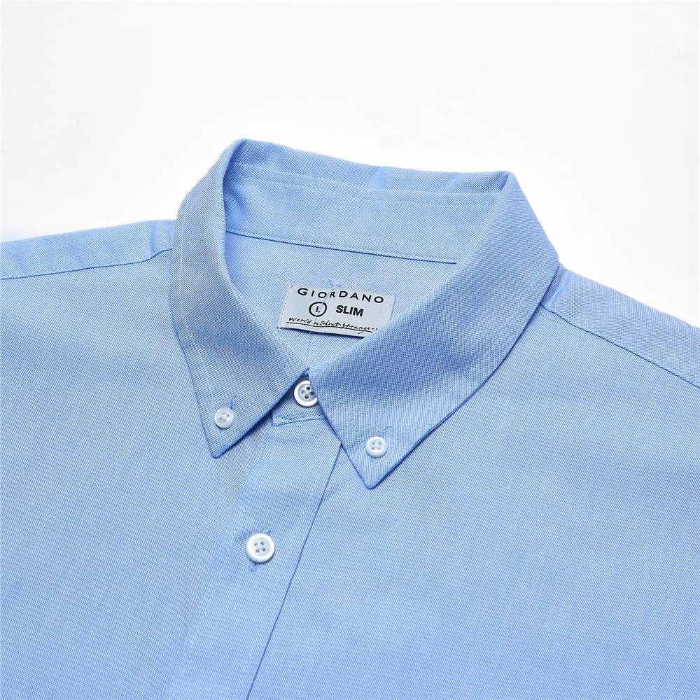 Men's Lion Oxford Slim Long Sleeve Shirt - Image 7