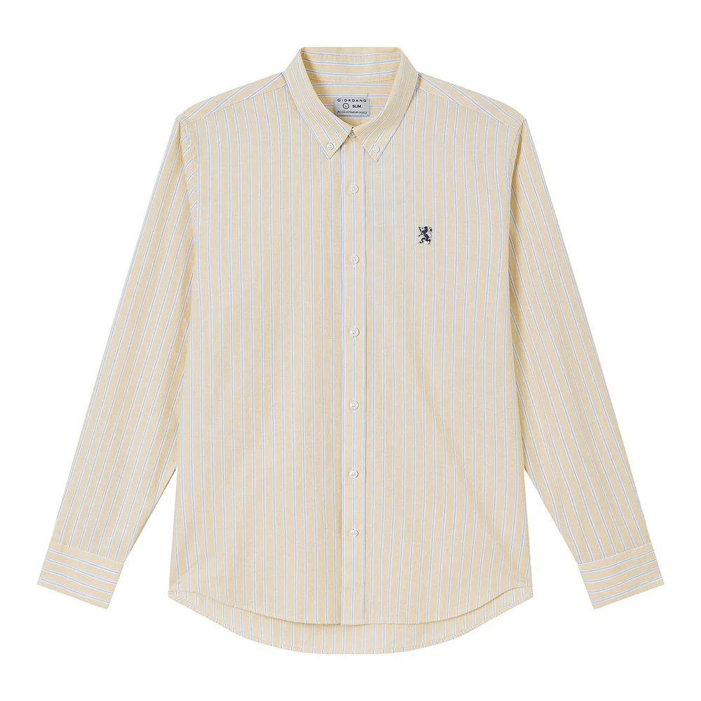 Men's Lion Oxford Slim Long Sleeve Shirt - Image 5