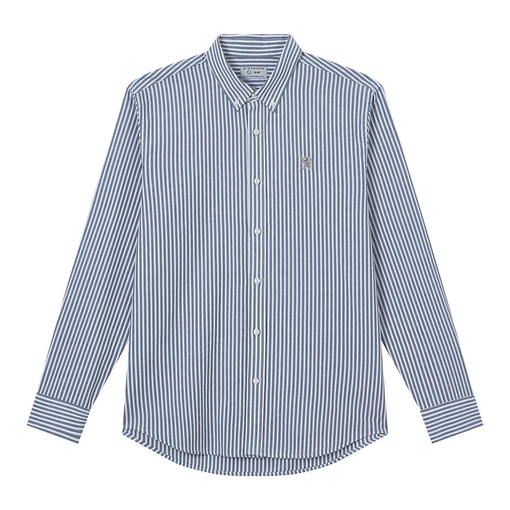 Men's Lion Oxford Slim Long Sleeve Shirt - Image 5