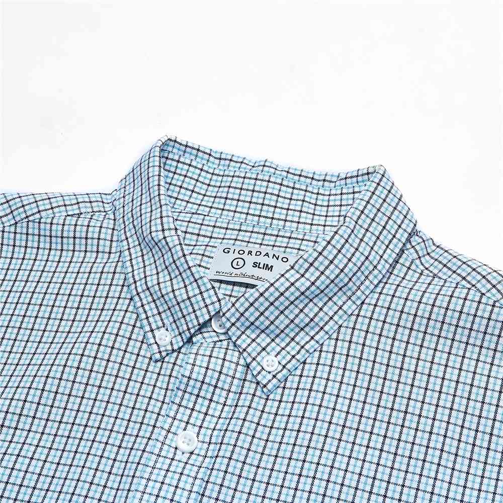Men's Lion Oxford Slim Long Sleeve Shirt - Image 7