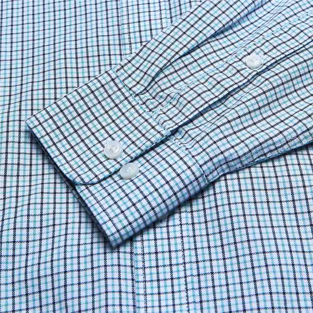 Men's Lion Oxford Slim Long Sleeve Shirt - Image 8