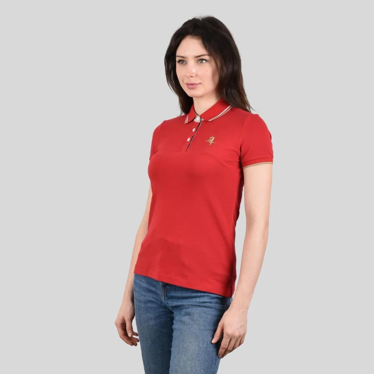 Women Polo with Small Napoleon Logo - Image 3