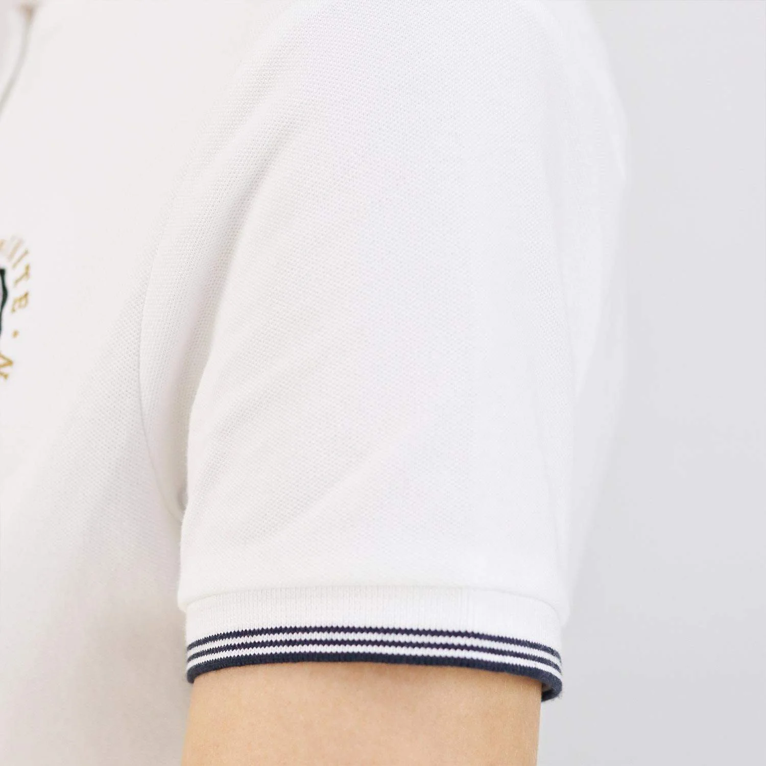 Women  Pique Flat Knit Collar Short Sleeve Polo - Image 4