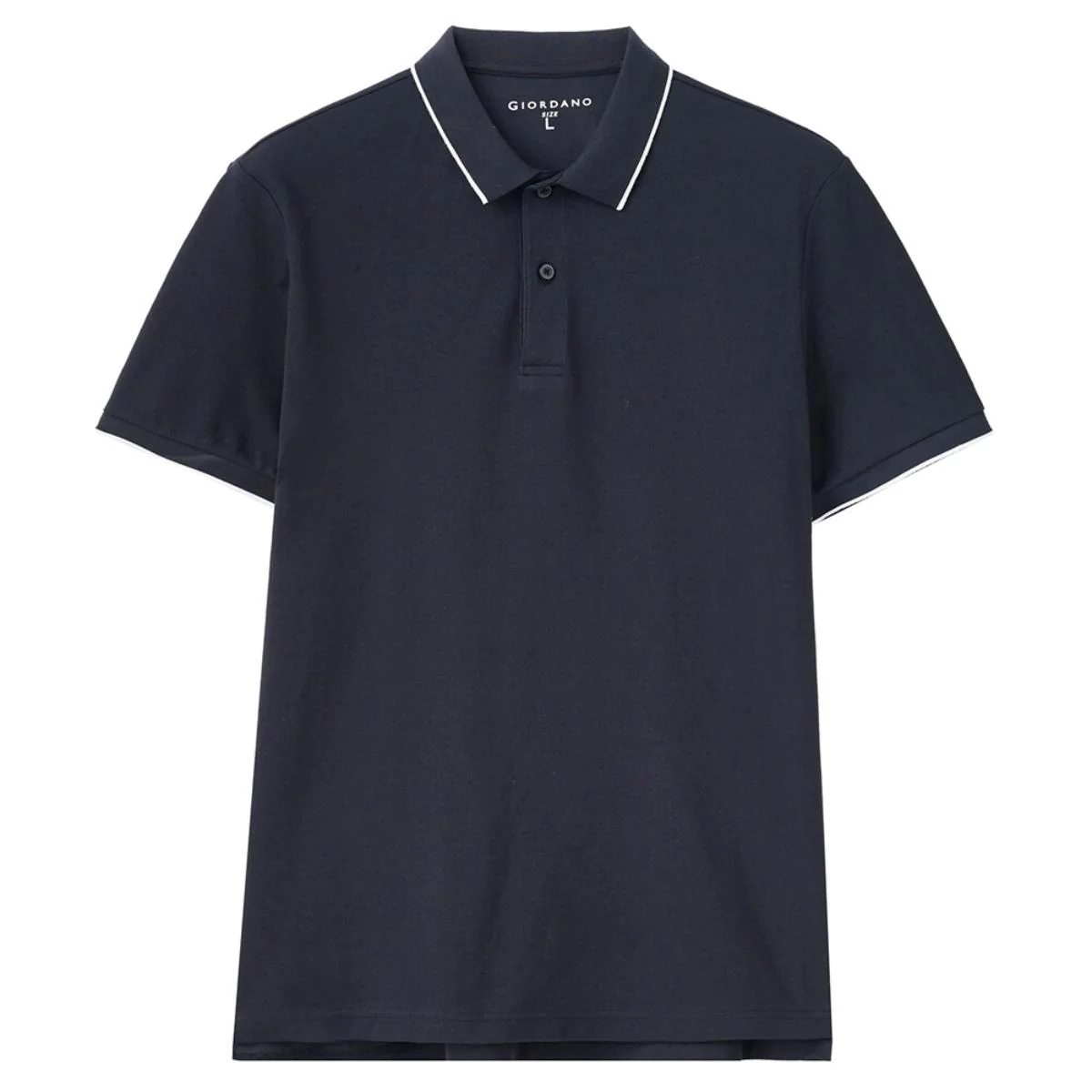 Men's Solid  Polo - Image 3