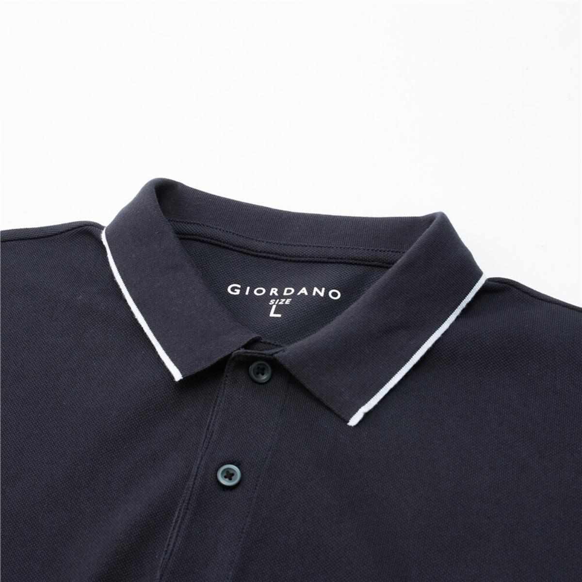 Men's Solid  Polo - Image 4