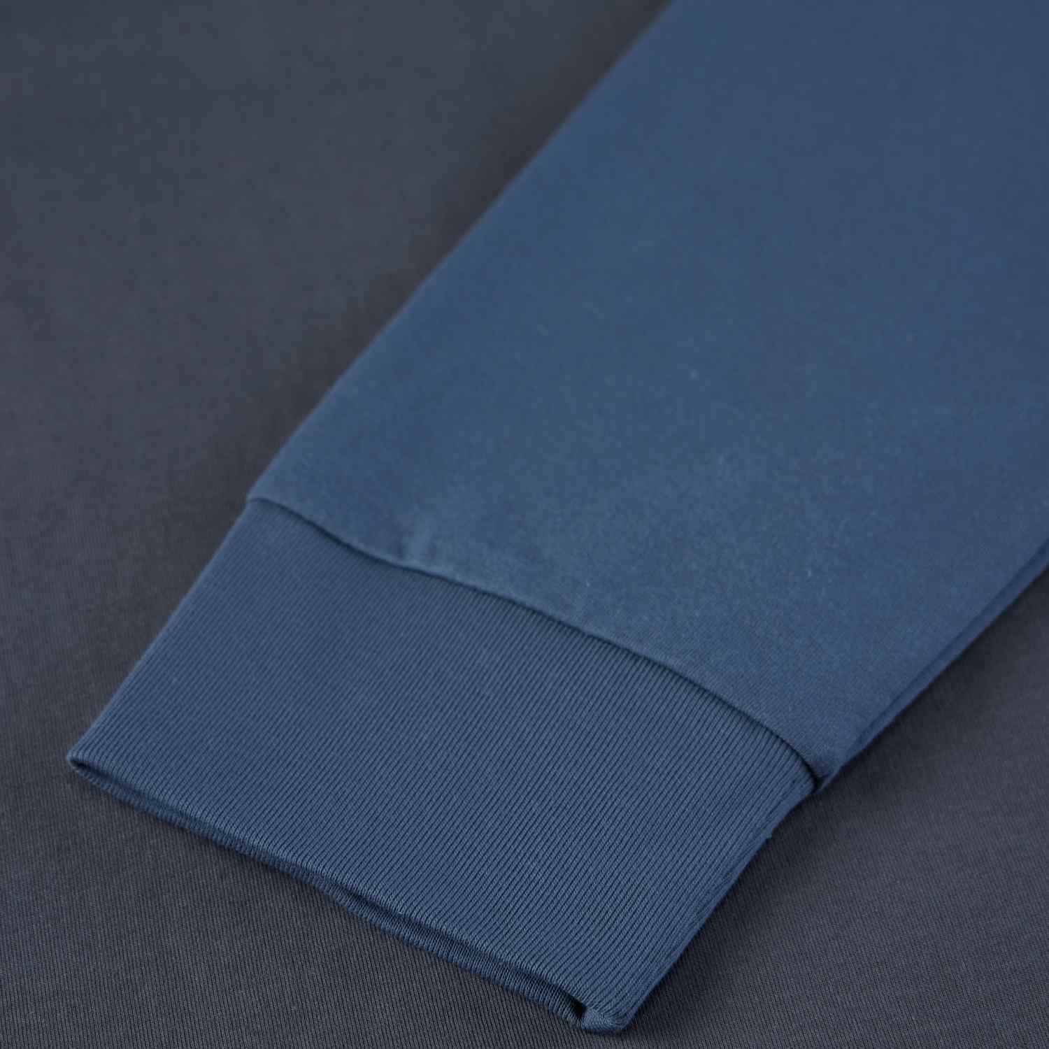 Men's Regular Fit Solid Cotton Jersey Long Sleeve Polo - Image 7