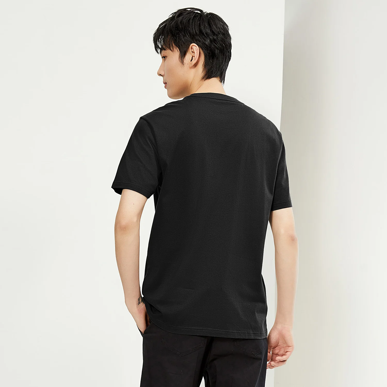 Men's Crew Neck Regular Fit Print Tee - Image 4